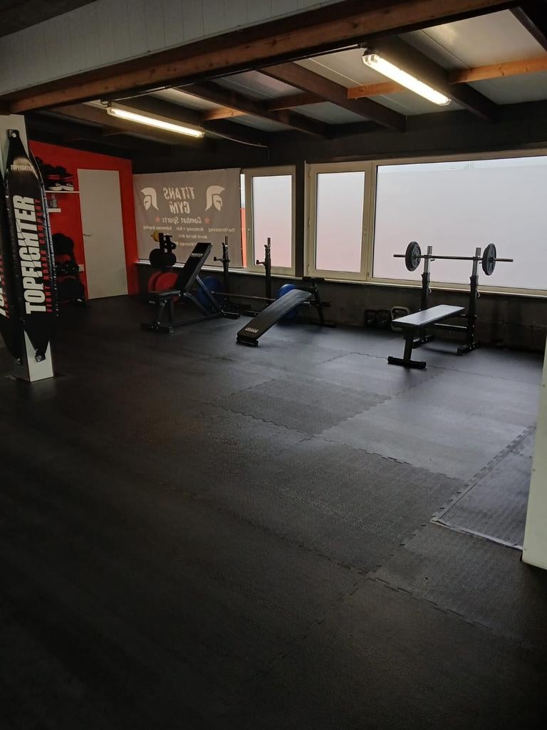 Fitness / gym puzzelmatten, Ophalen