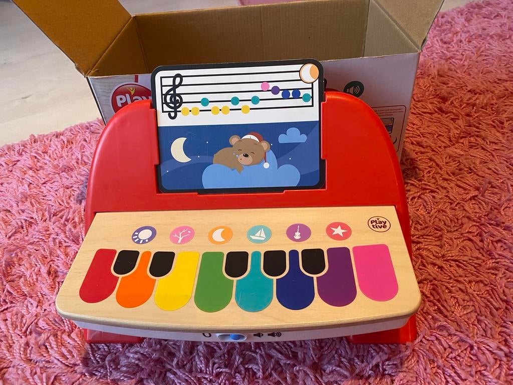 Speelgoed piano, Ophalen