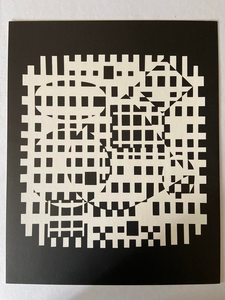 Uniek vintage werk - Victor Vasarely 1970, Antiek en Kunst, Ophalen