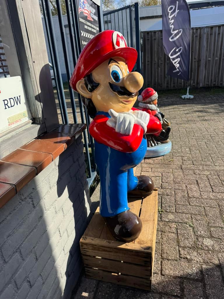 Groot Mario Bross beeld XL, Ophalen, Zo goed als nieuw, Fantasy