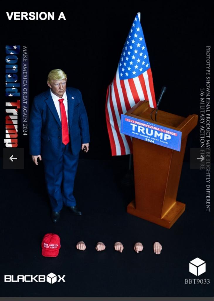 1/6 figuur Donald Trump van Blackbox - deluxe uitvoering, Ophalen of Verzenden