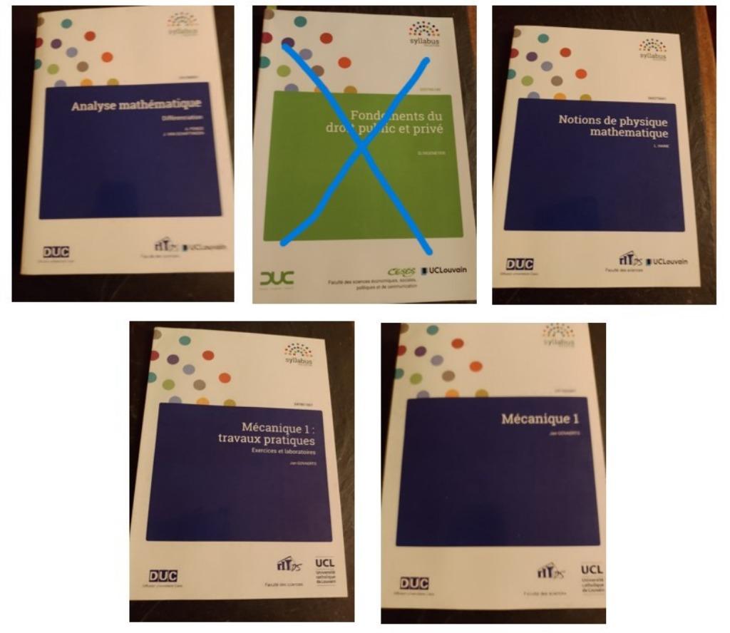 Syllabi : Mathématique, Livres, Enlèvement ou Envoi, Comme neuf, Enseignement supérieur