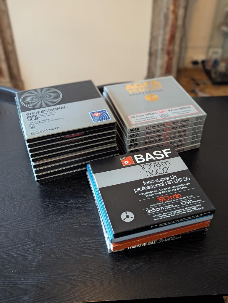 Agfa PEM 368 & 369 en andere Reel Tapes, Audio, Tv en Foto, Bandrecorder, Ophalen