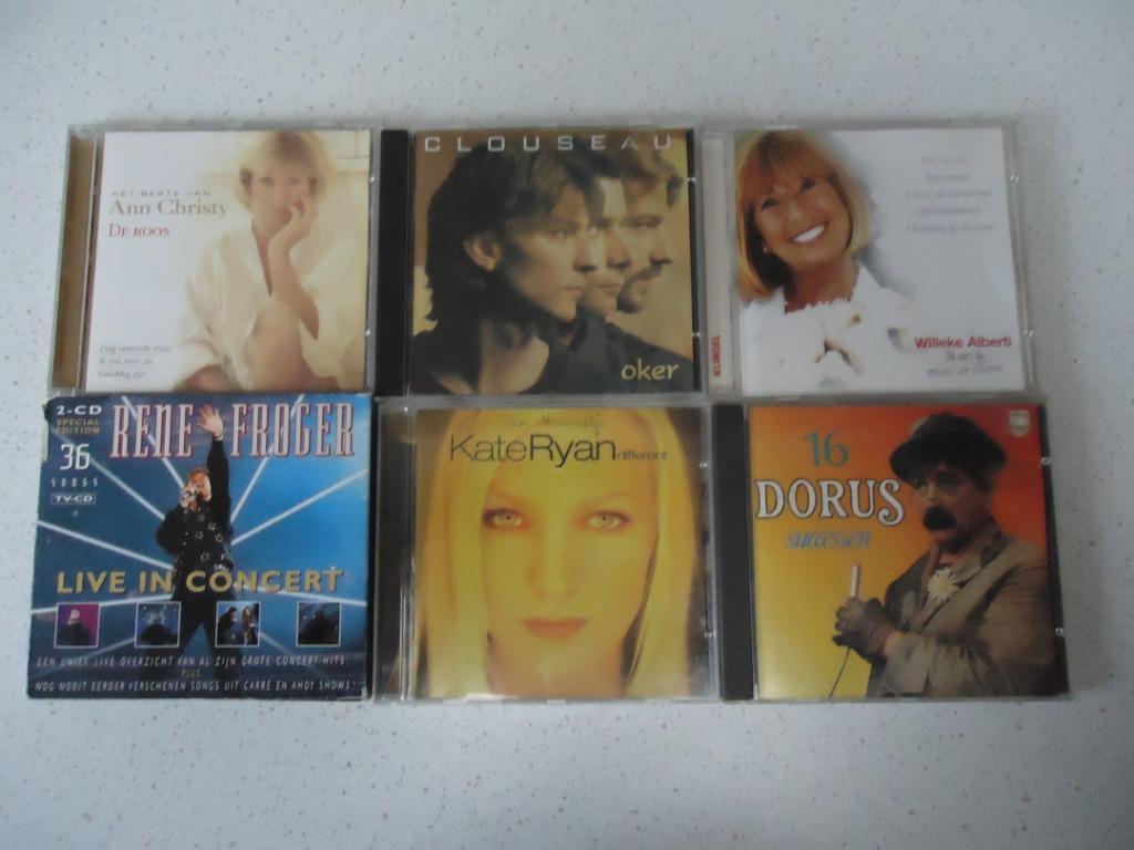 Lot 2 met 6 CD's "Ann Christie? Clouseau,Willeke Alberti en, Ophalen of Verzenden, Gebruikt