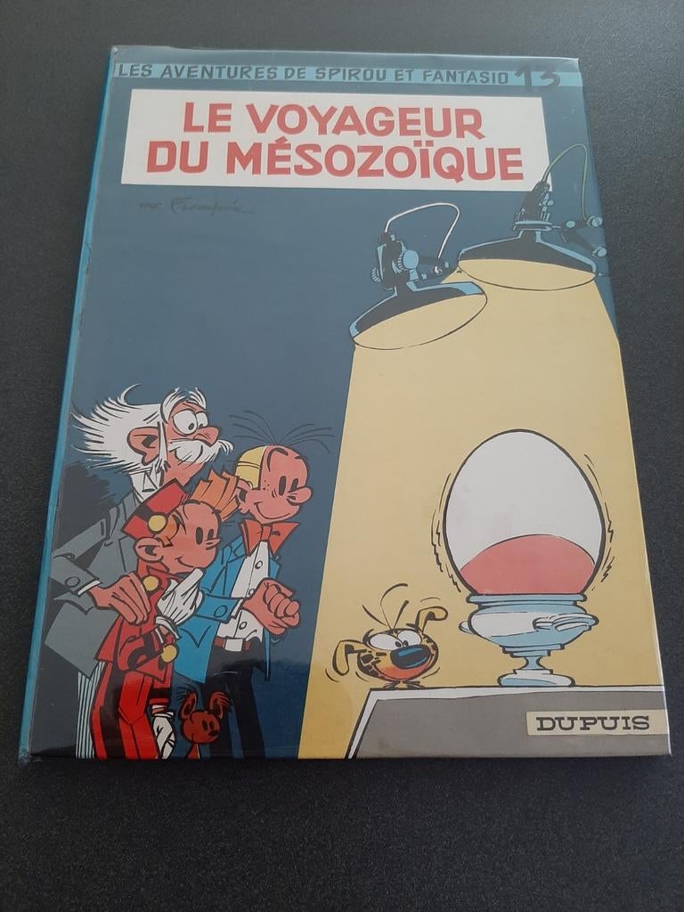 Spirou 13 : Le voyageur du mésozoique Dos rond 1966 TTBE