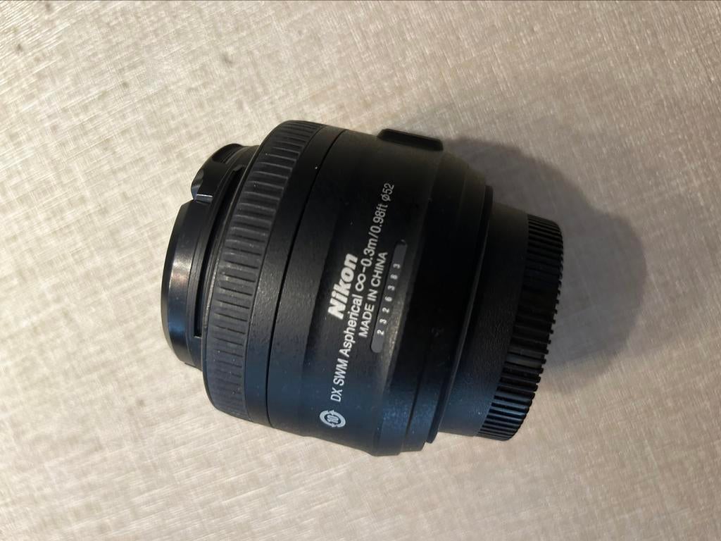 Nikon DX SWM Aspherical AF-S DX NIKKOR 35mm f/1.8G Lens, Ophalen, Gebruikt