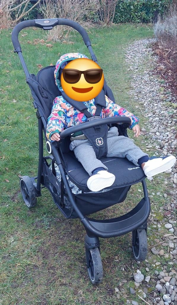 Poussette + landau + siège auto (BabyGO), Enfants & Bébés, Autres marques, Poussette combi, Avec siège auto, Comme neuf