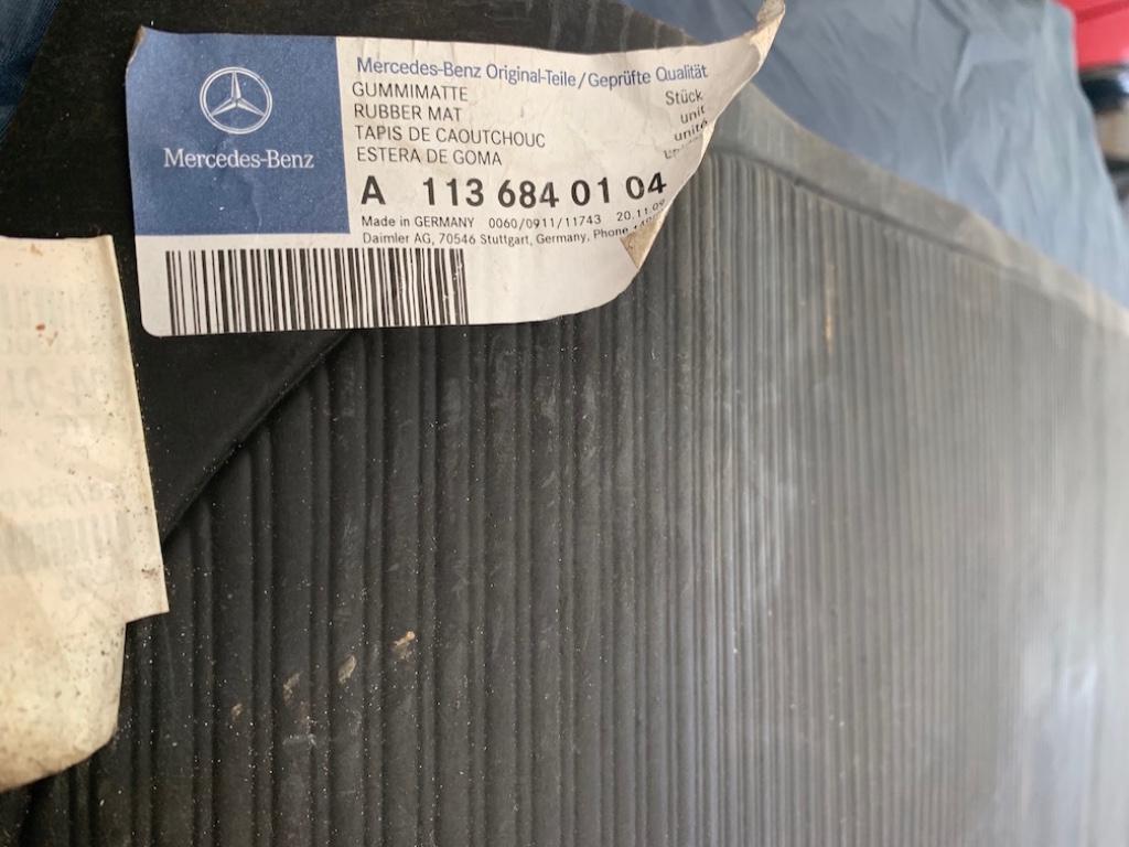 MERCEDES W113 PAGODE - Koffer rubber tapijt originel, Ophalen of Verzenden, Nieuw