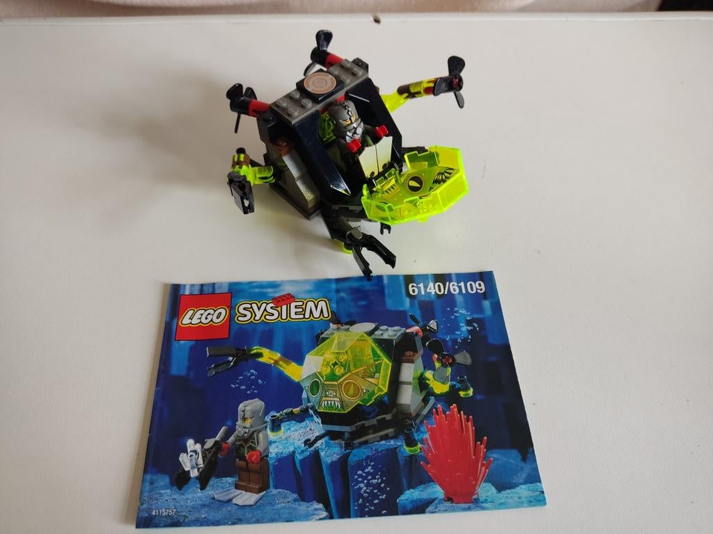 Lego Aquazone Sea Creeper Crab 6140 Retro Vintage, Ophalen, Zo goed als nieuw, Complete set, Lego