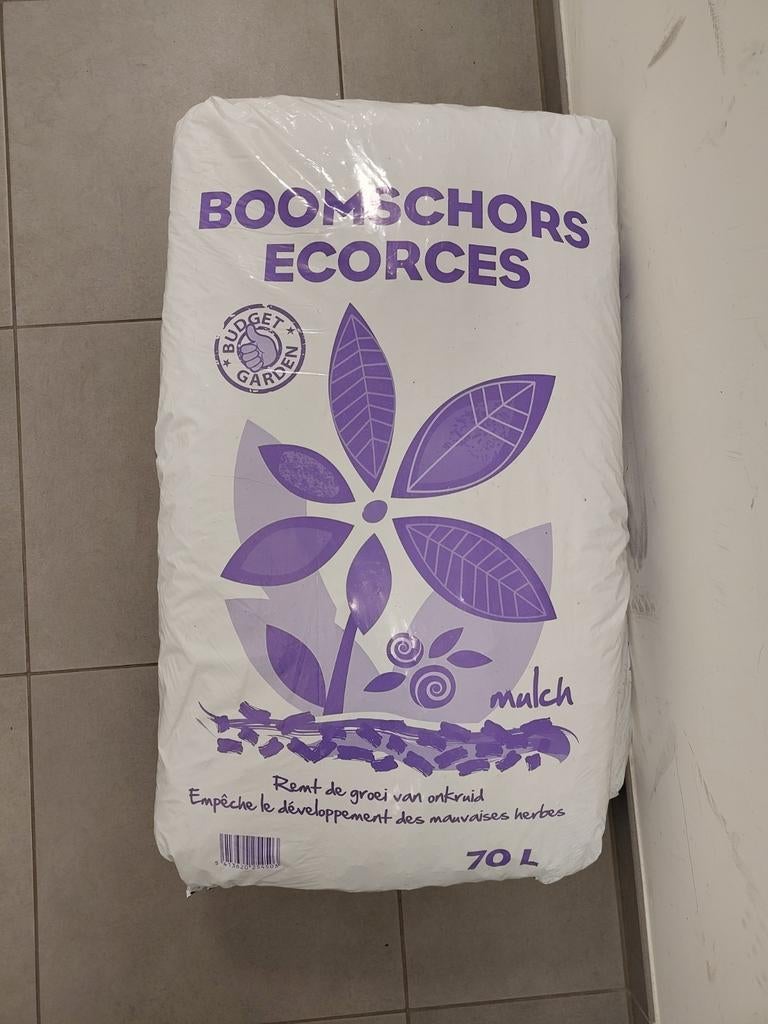 Boomschors/ Ecorces/ Mulch, Jardin & Terrasse, Enlèvement, Écorce de pin