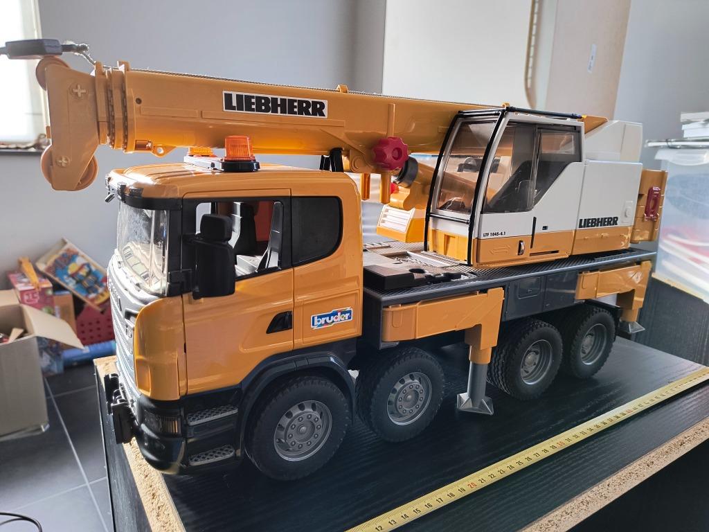 Bruder kraanwagen, Ophalen, Gebruikt