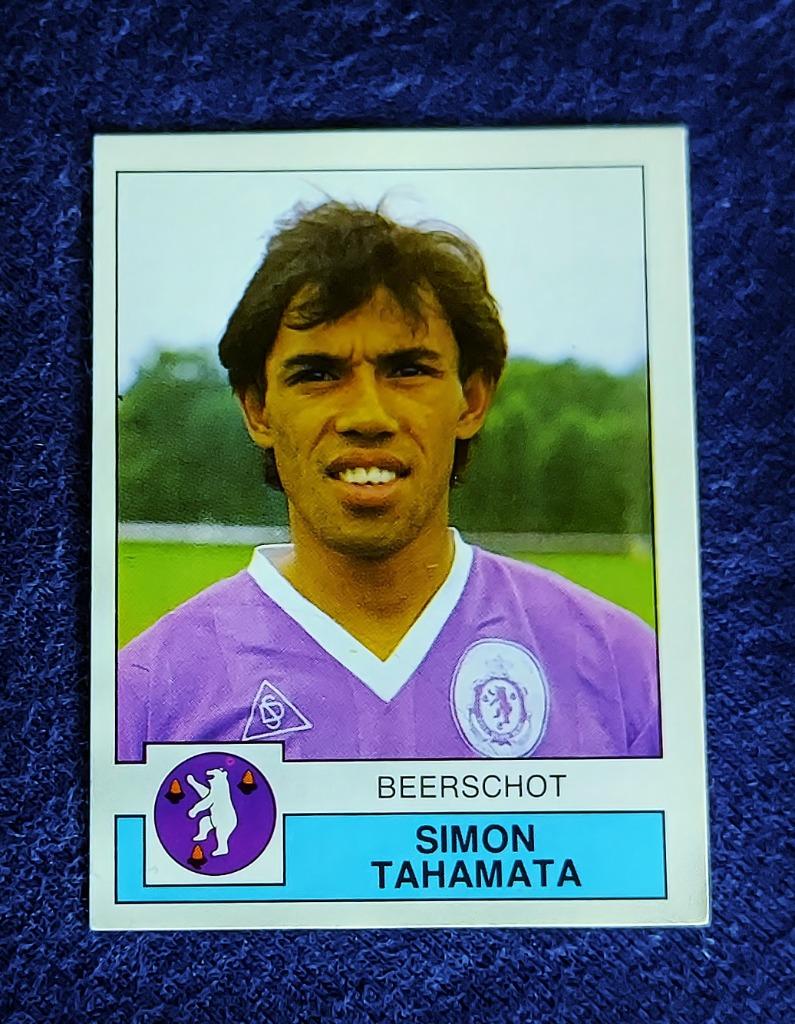 Panini sticker voetbal  ' FB 1988 - Simon Tahamata '  #53, Verzamelen, Ophalen of Verzenden, Nieuw, Poster, Plaatje of Sticker