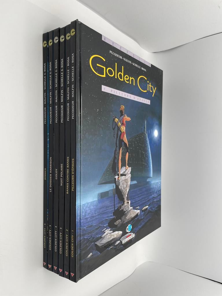 Golden city - 1 a 6 - EO - Pecqueur - Malfin, Enlèvement ou Envoi, Comme neuf