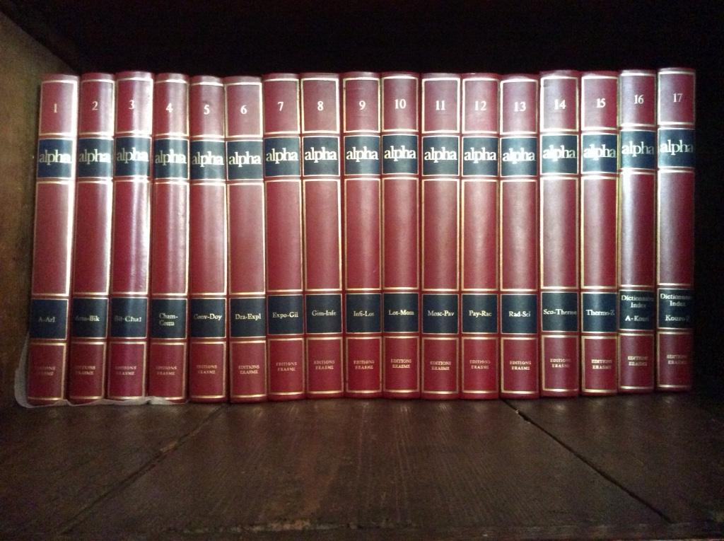 Alpha Encyclopédie, Livres, Encyclopédies, Enlèvement, Comme neuf, Général, Série complète