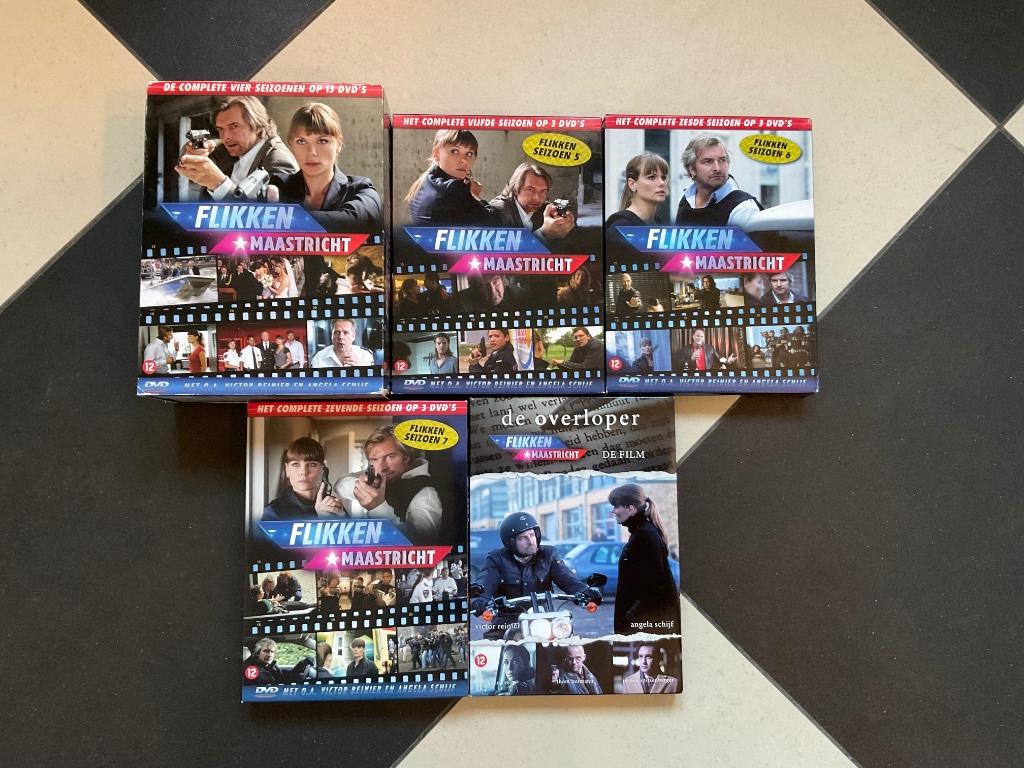 DVD’s Flikken Maastricht seizoen 1 t/m 7 + de overloper, Cd's en Dvd's, Dvd's | Tv en Series, Ophalen of Verzenden, Zo goed als nieuw