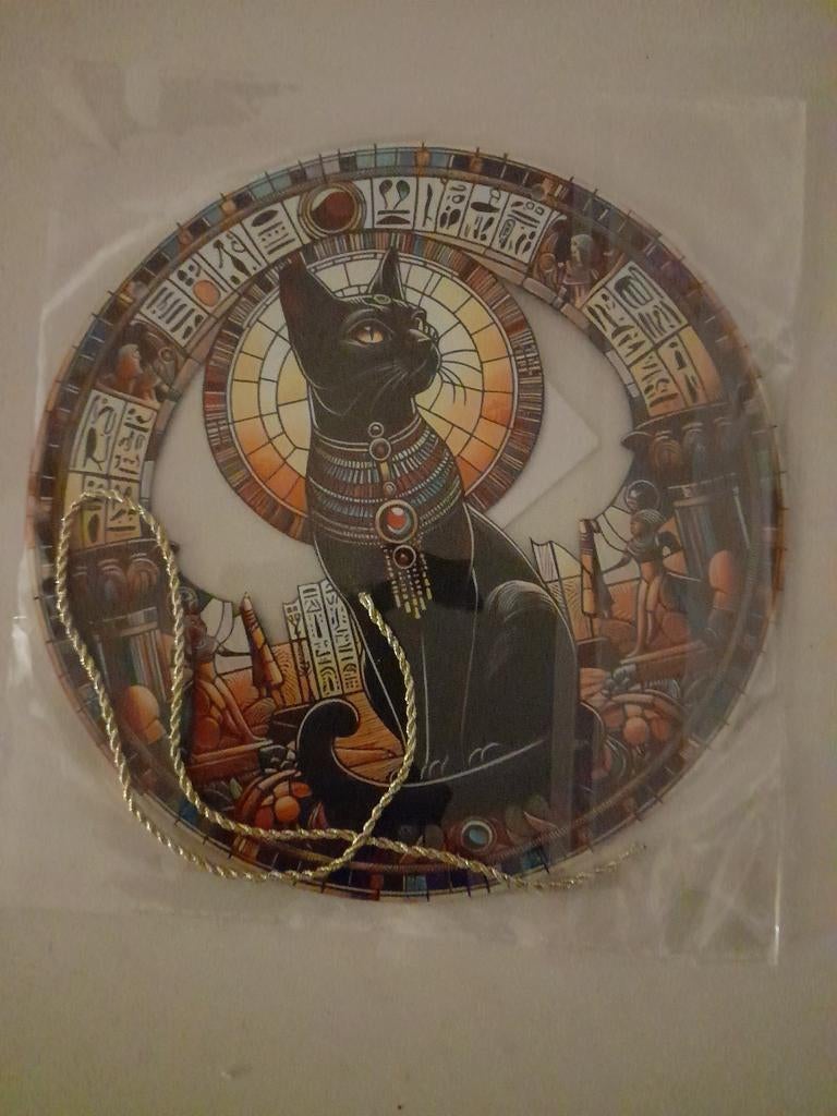 Egyptische kat om op te hangen, Ophalen of Verzenden, Zo goed als nieuw