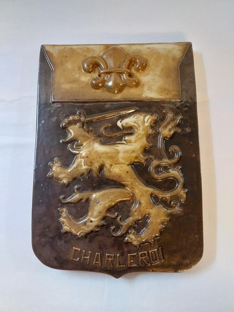 Wapen van zandsteen, Antiek en Kunst, Antiek | Keramiek en Aardewerk, Ophalen of Verzenden