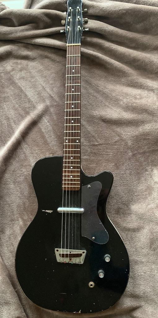 danelectro silvertone U1 single pickup ca. 1956, Musique & Instruments, Enlèvement, Utilisé