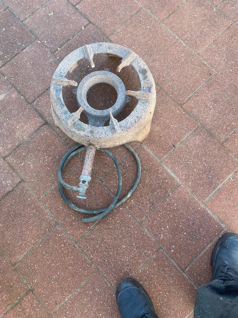 gasbekken - gasbrander- gasvuur, Ophalen of Verzenden, Gebruikt, Overige typen