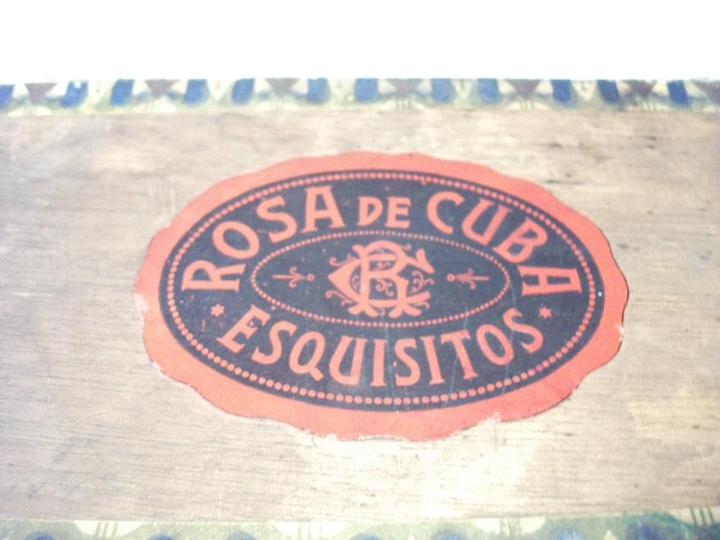2 Sigarenkistjes Rosa de Cuba + Unico Espada, Verzamelen, Ophalen of Verzenden, Gebruikt, Tabaksdoos of Verpakking
