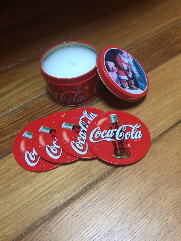 Bougie et sous-verres Coca-Cola, Collections, Marques & Objets publicitaires, Enlèvement ou Envoi