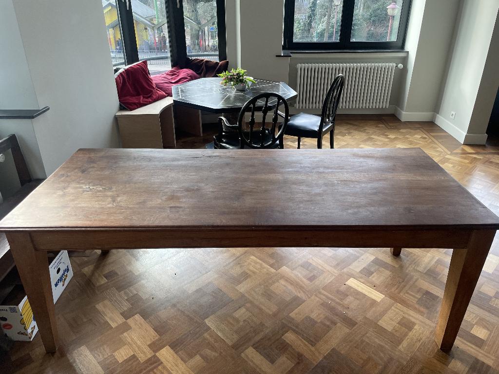 Antieke eiken kloostertafel / monnikentafel 8-10 personen, Antiek en Kunst, Antiek | Meubels | Tafels, Ophalen