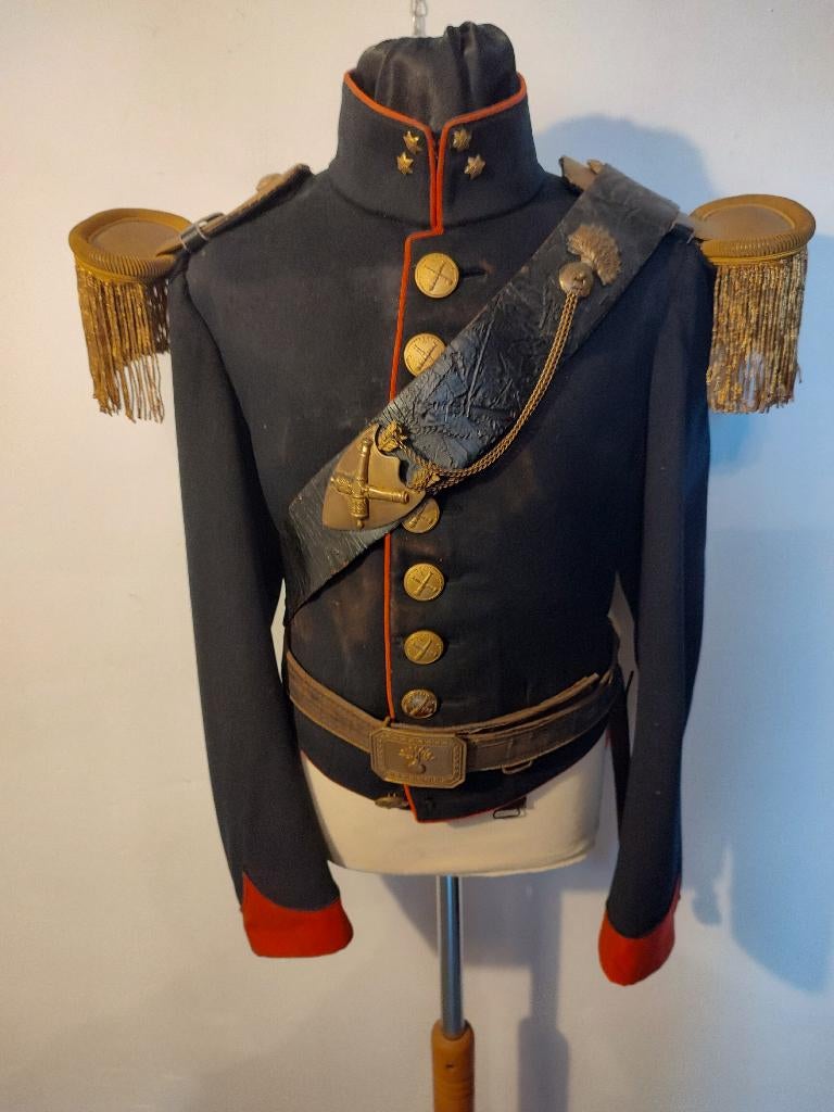 Belgisch uniform Artillerie/Garde Civique, Collections, Objets militaires | Général, Envoi