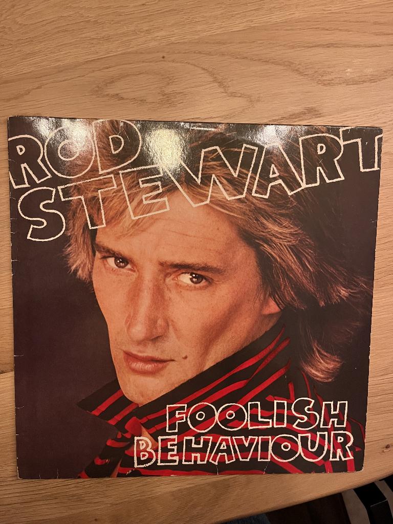LP; Rod Stewart Foolish behaviour, Ophalen, Gebruikt, 12 inch