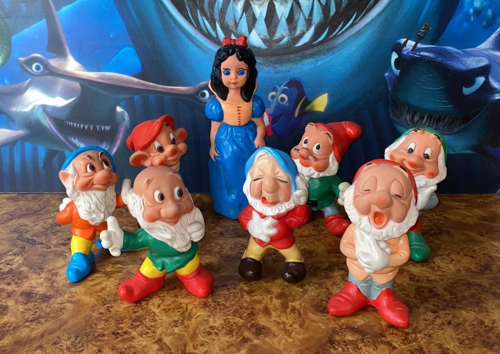 Blanche Neige et les 7 nains pouet, Collections, Enlèvement ou Envoi, Utilisé, Humain