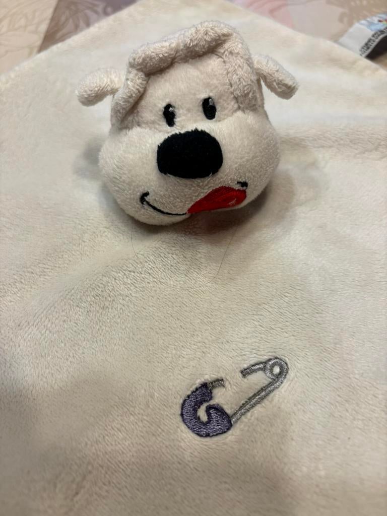 Samson baby knuffeldoekje,studio 100., Enlèvement ou Envoi, Comme neuf, Chien