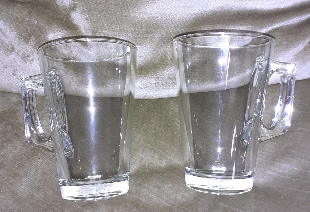 keuken set 2 latte macchiato koffieglazen 250ml, Verzenden, Nieuw, Glas, Overige stijlen