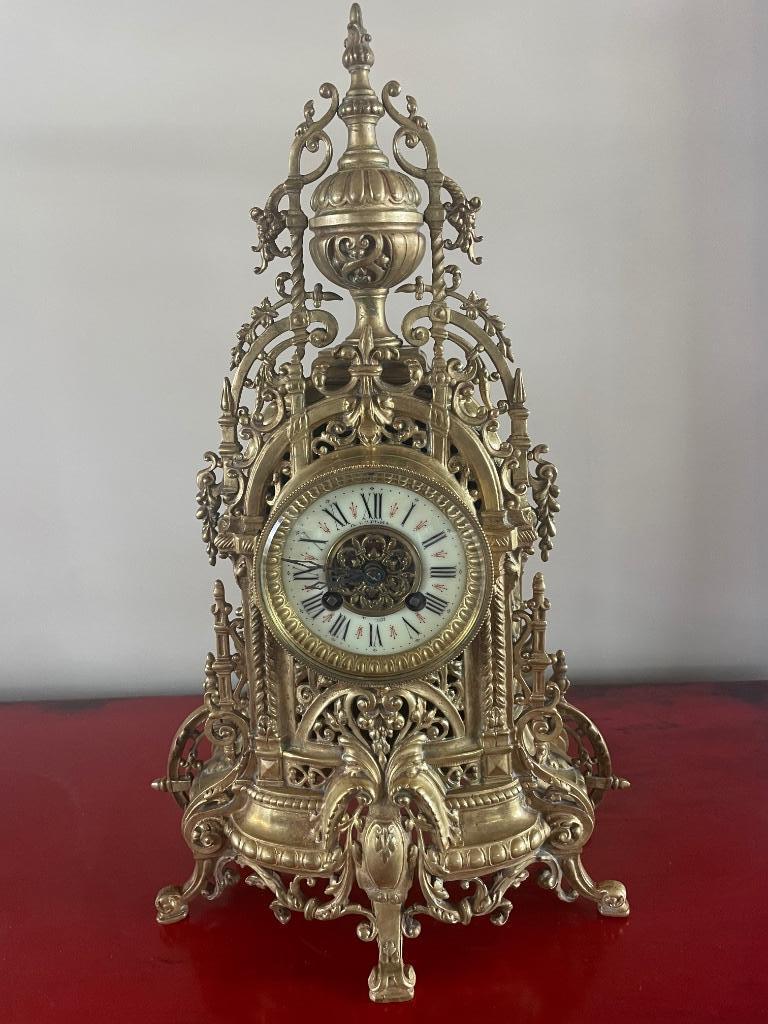 Horloge  Parisienne de Cheminée Louis XVI, Antiquités & Art, Enlèvement ou Envoi