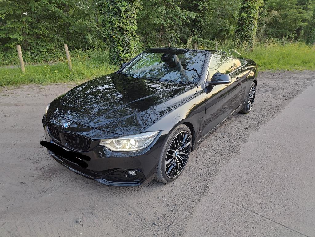 BMW 430d cabrio, Auto's, BMW, Automaat, 4 zetels, Achterwielaandrijving, Zwart