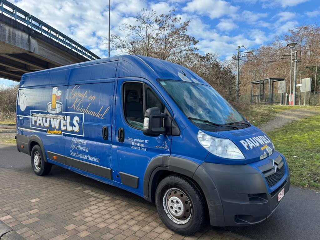 Citroën Jumper 3.0L * Maxi L4 H2 * 199990 Km Carpass OK * AC, Autos, Capteur de stationnement, Achat, 4 portes, Entreprise