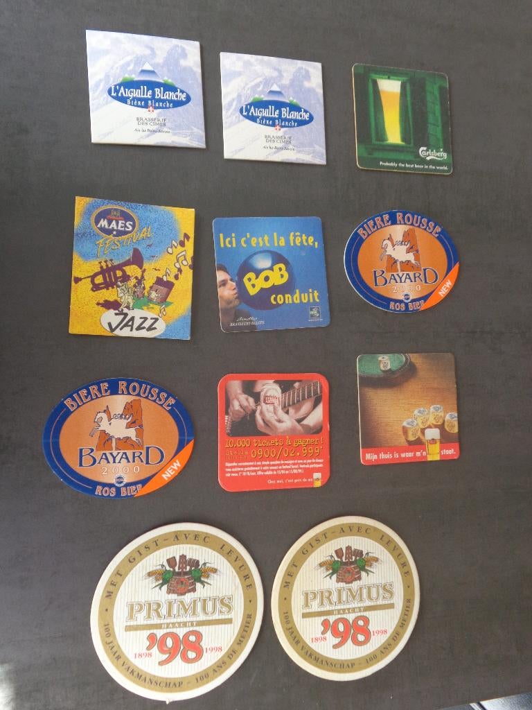 29 cartons (sous-bocks) divers (voir photos), Collections, Enlèvement