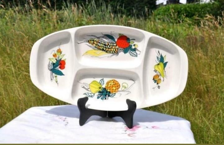 plat 4 compartiments villeroy et boch vintage, Ophalen of Verzenden