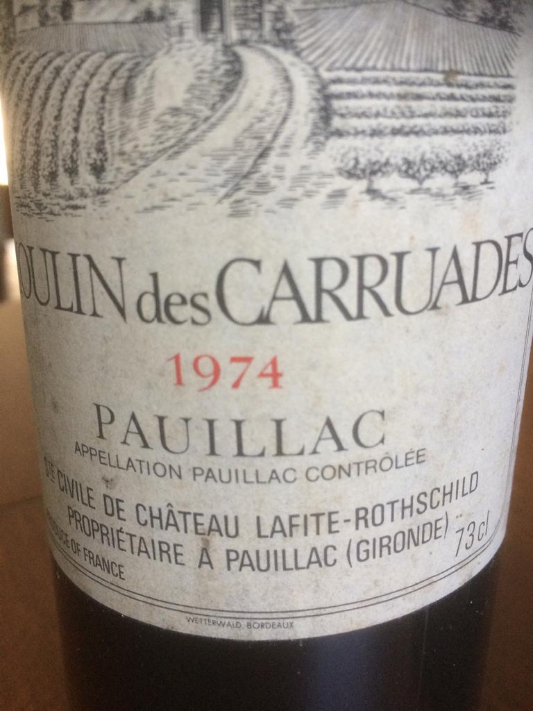 PAUILLAC 1974 ,, Enlèvement, Comme neuf, France, Vin rouge