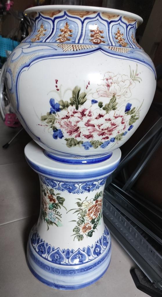 Bloempot met staander, Tuin en Terras, Ophalen