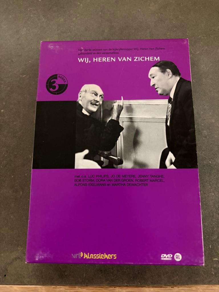 DVD box Wij Heren van Zichem - Reeks 3, Cd's en Dvd's, Dvd's | Tv en Series, Alle leeftijden, Boxset, Ophalen of Verzenden, Zo goed als nieuw