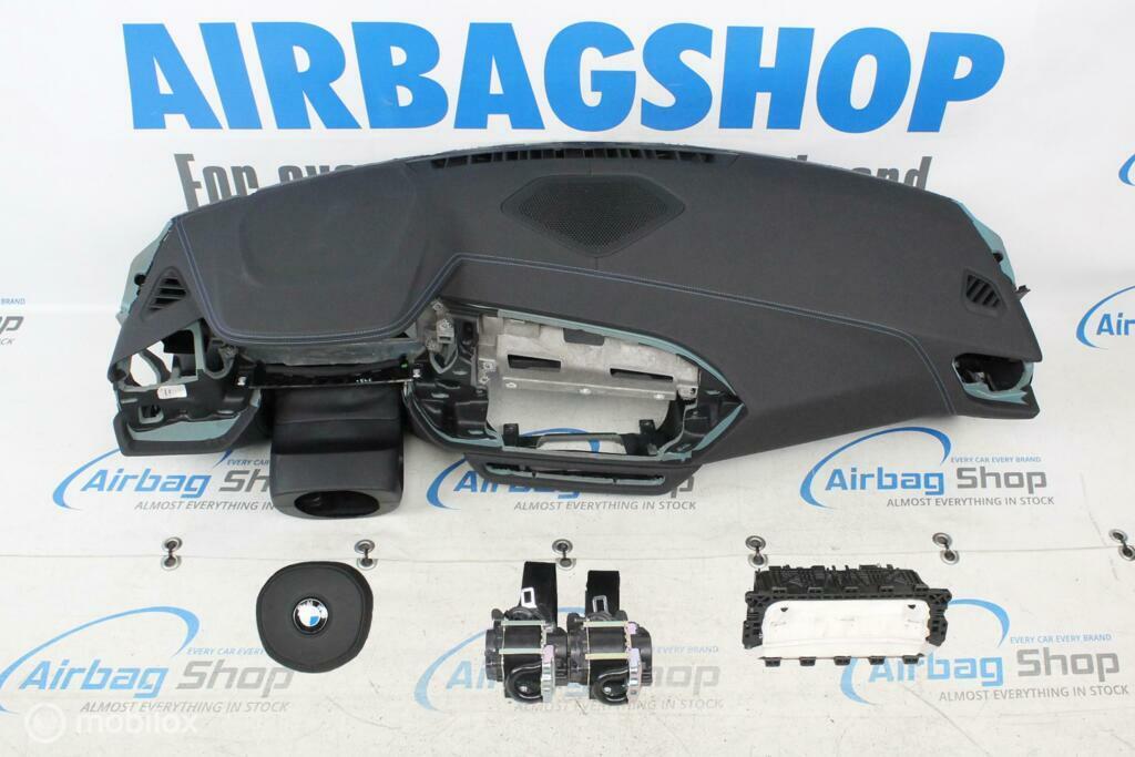 Airbag set Tableau de bord M speaker couture bleu BMW Z4 G29, Enlèvement ou Envoi, Utilisé