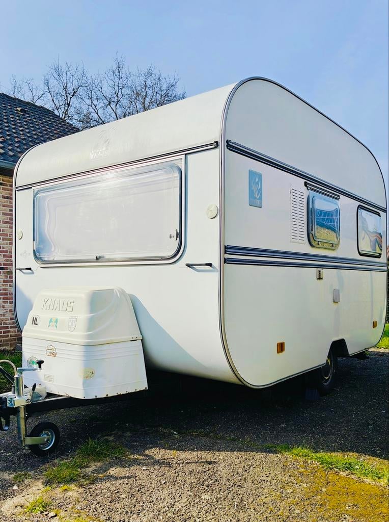 KNAUS Caravan MTM 680kg(Keuringvrij) Instapklaar + Voortent, Caravans en Kamperen, Caravans, 65 kg, Tot en met 3, Particulier