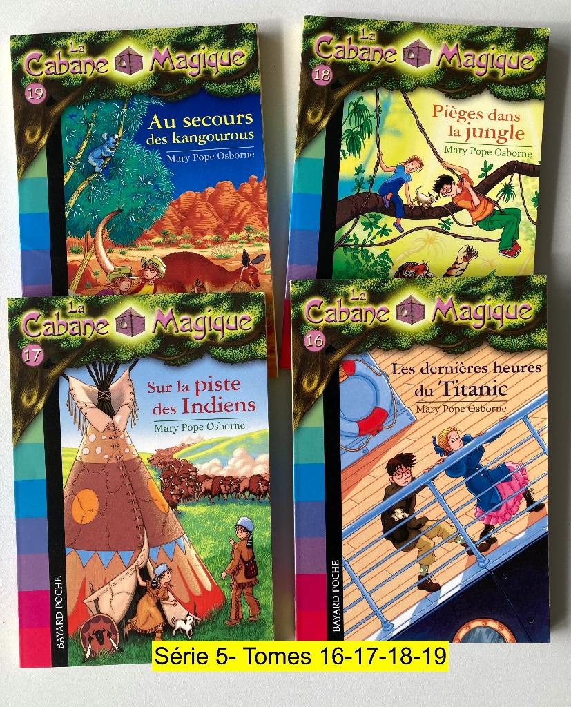 livres LA CABANE MAGIQUE - à partir de 7 ans -, Livres, Livres pour enfants | Jeunesse | Moins de 10 ans, Utilisé, Fiction général