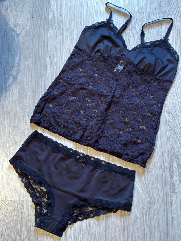 Nieuw zwart setje van O Lingerie (40/42)., Kleding | Dames, Ondergoed en Lingerie, Ophalen of Verzenden, Zwart, Setje