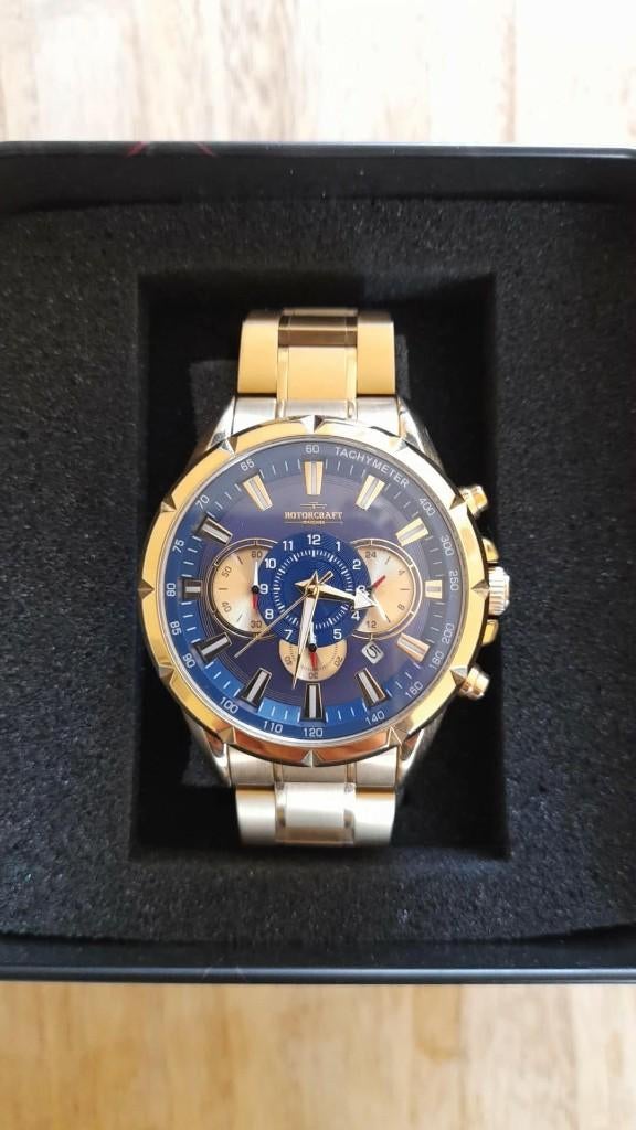 Rotorcraft Savage RC4503, Handtassen en Accessoires, Horloges | Heren, Staal, Staal, Polshorloge, Zo goed als nieuw