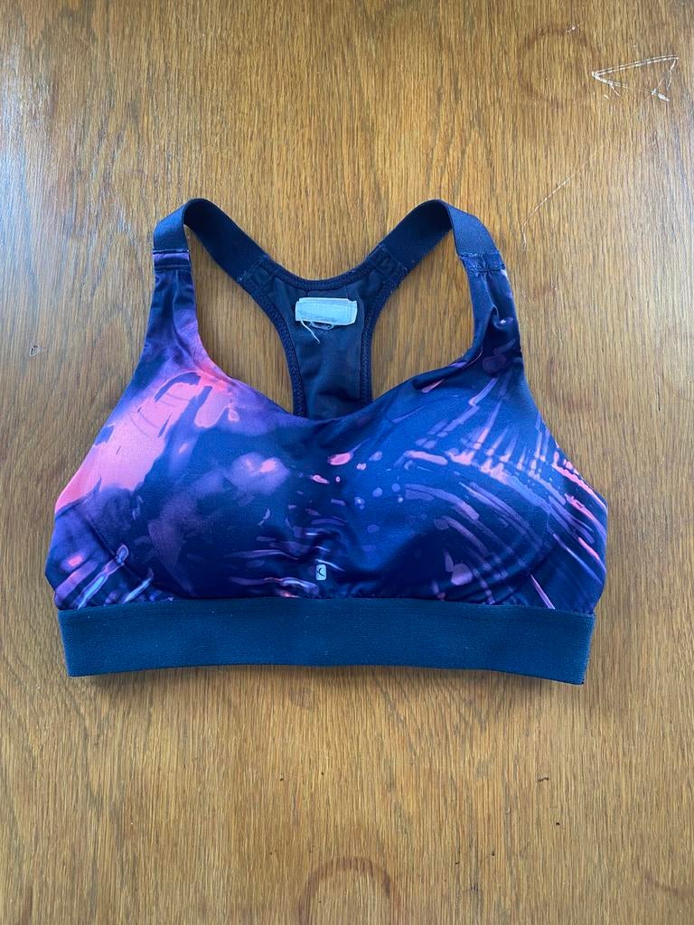 Sportbeha — Domyos by Decathlon, Kleding | Dames, Sportkleding, Blauw, Ophalen of Verzenden, Fitness of Aerobics, Maat 36 (S)