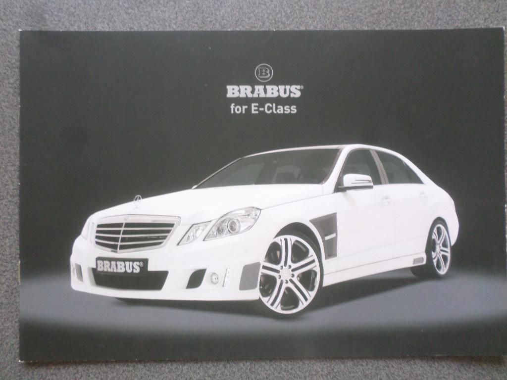 Brochure de la Mercedes Brabus Classe E 2012, Livres, Autos | Brochures & Magazines, Mercedes, Enlèvement ou Envoi