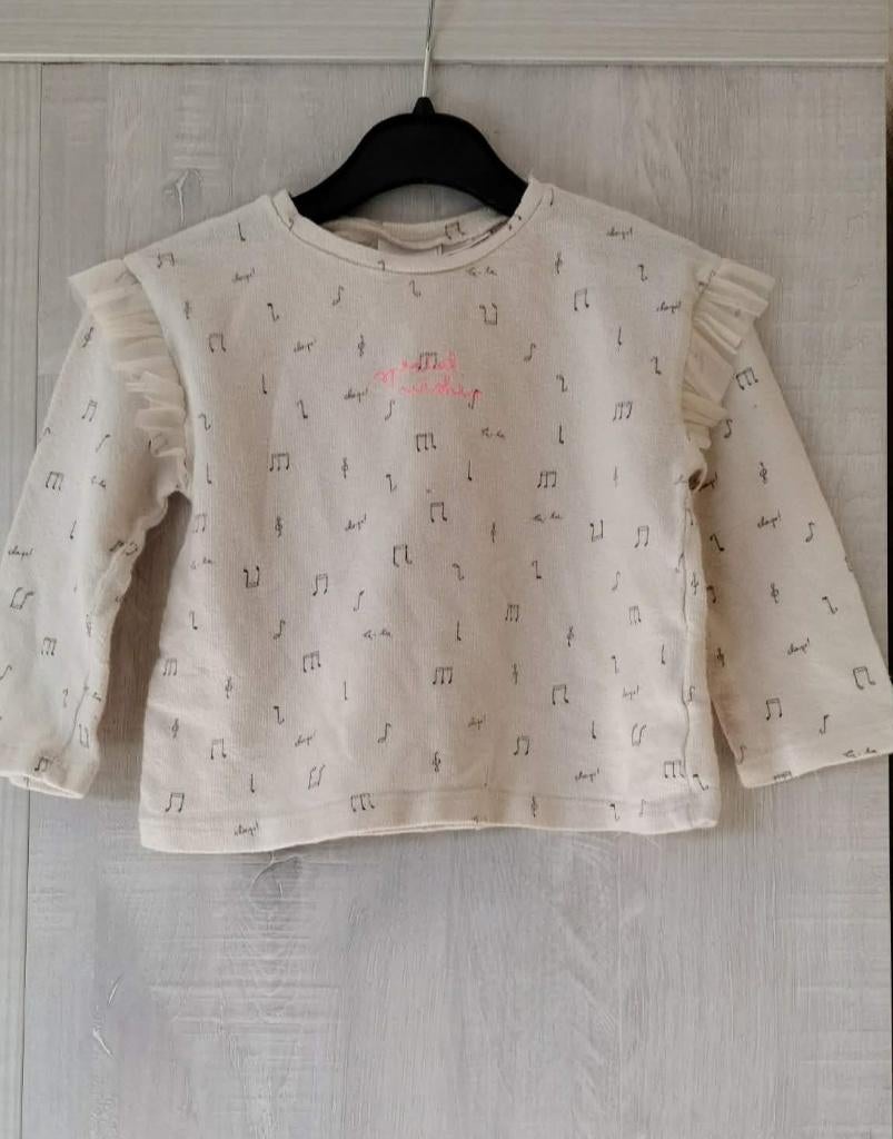 Sweater / trui Zara meisje maat 92, Kinderen en Baby's, Kinderkleding | Maat 92, Meisje, Trui of Vest, Ophalen of Verzenden, Zo goed als nieuw