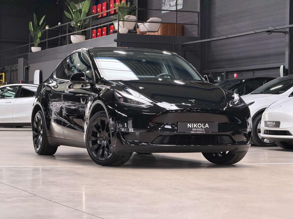 Tesla Model Y LONG RANGE - AWD - HIGHWAY AUTOPILOT, Auto's, Zwart, Zwart, 5 zetels, Model Y