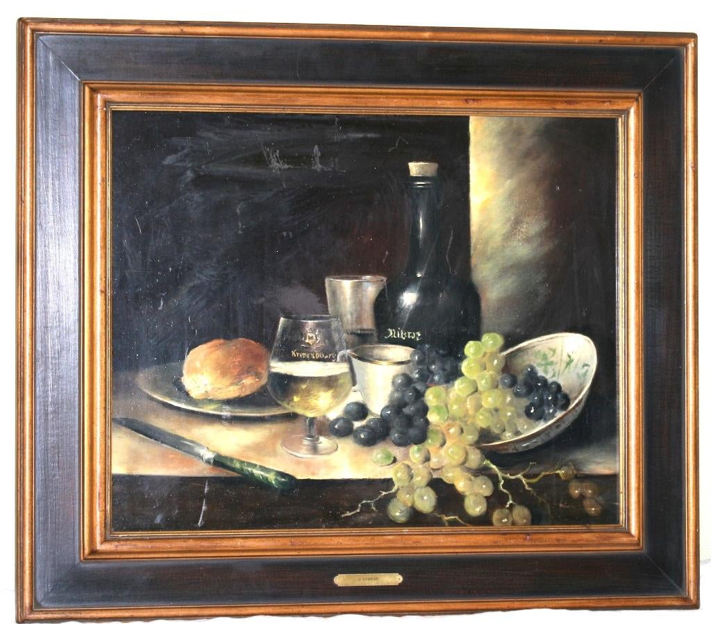 J. Libras - Schilderij Olie op Paneel, Ophalen of Verzenden