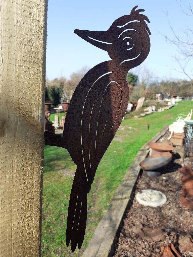 METALEN PLECTRUM OM TE BEVESTIGEN, Tuin en Terras, Tuinbeelden, Ophalen of Verzenden, Nieuw, Metaal, Dierenbeeld